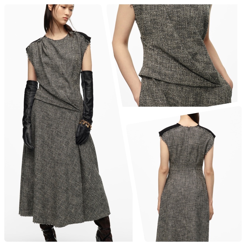 ZARA  LIMITED EDITION PLEATED DRESS